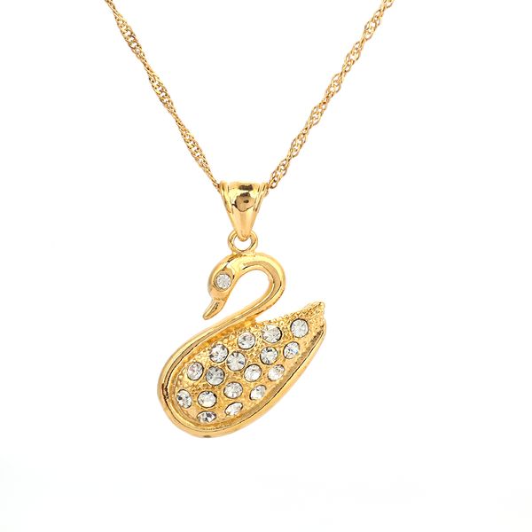 mother's day gift fashion classic swan crystal pendant necklace gold animal jewelry necklace for christmas, Silver
mother's day gift fashion classic swan crystal pendant necklace gold animal jewelry necklace for christmas, Silver