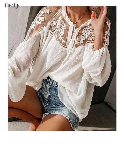 2020 vogue boho mesh lace hook flower lantern sleeve shirts loose white black chiffon lace patchwork blouse womens daily
2020 vogue boho mesh lace hook flower lantern sleeve shirts loose white black chiffon lace patchwork blouse womens daily