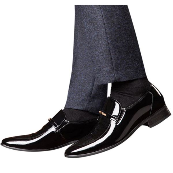 man leather shoes slip on flats oxford business office formal wedding shoe pointed toe men dress leather shoes #3, Black
man leather shoes slip on flats oxford business office formal wedding shoe pointed toe men dress leather shoes #3, Black
