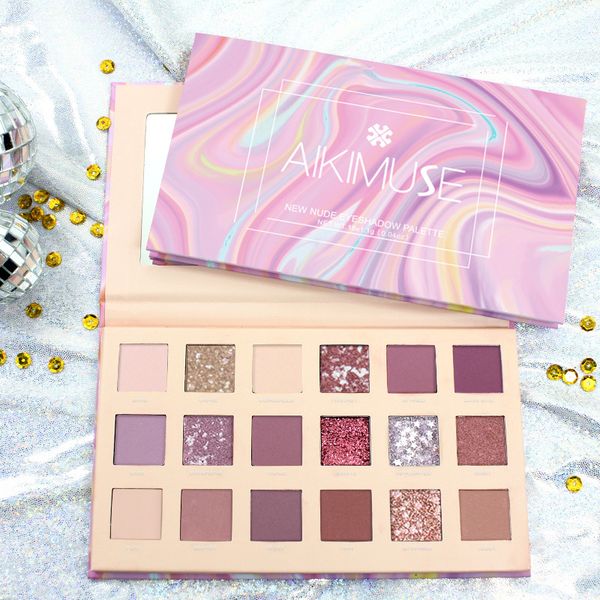18 colors pink red palette makeup matte shimmer glitter eyeshadow powder waterproof pigment eyes make up tslm1
18 colors pink red palette makeup matte shimmer glitter eyeshadow powder waterproof pigment eyes make up tslm1