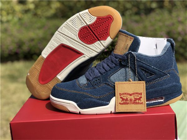 fashion 4 iv denim travis mens basketball shoes blue jeans 4s sneakers jumpman trainers sports chaussures quality, White;red 
fashion 4 iv denim travis mens basketball shoes blue jeans 4s sneakers jumpman trainers sports chaussures quality, White;red