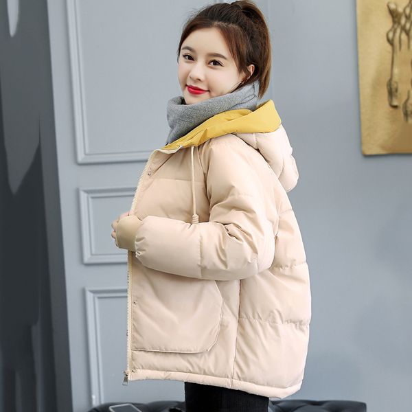 7 colors available 2019 winter jacket women hooded padded female parka short warm coat casaco feminino, Tan;black
7 colors available 2019 winter jacket women hooded padded female parka short warm coat casaco feminino, Tan;black