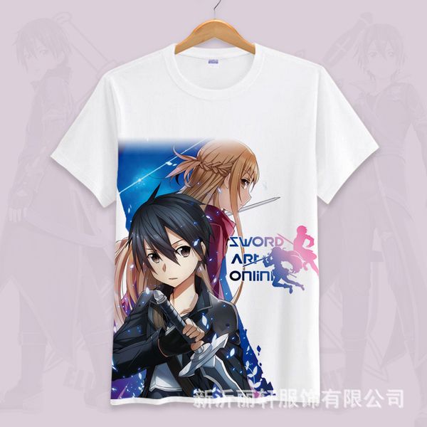 sword art online t shirt anime sao summer fashion tee boys girls print clothes cartoon t-shirt, White;black
sword art online t shirt anime sao summer fashion tee boys girls print clothes cartoon t-shirt, White;black