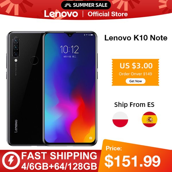 global version lenovo k10 note(z6 lite) 64gb 128gb snapdragon 710 octa core triple back cams 6.3 inch 19.5:9 water drop 4050mah
global version lenovo k10 note(z6 lite) 64gb 128gb snapdragon 710 octa core triple back cams 6.3 inch 19.5:9 water drop 4050mah