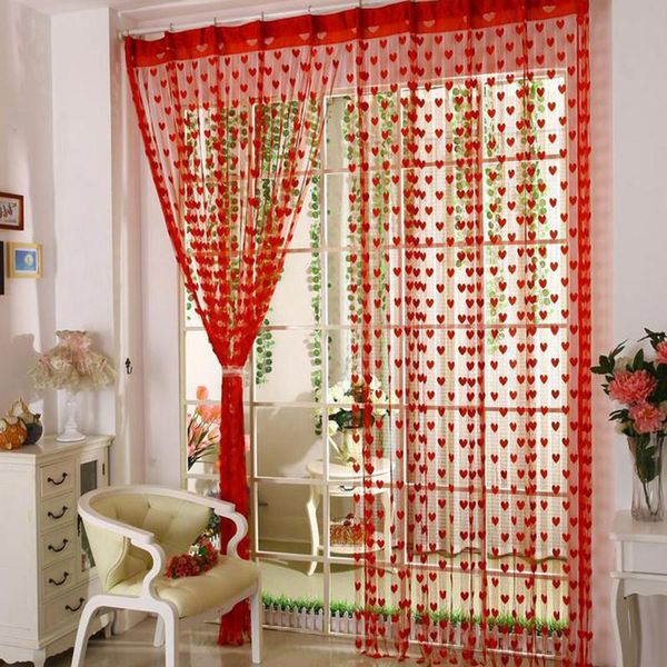 100*200cm romantic heart-shaped string sheer window curtain for living room bedroom decoration
100*200cm romantic heart-shaped string sheer window curtain for living room bedroom decoration