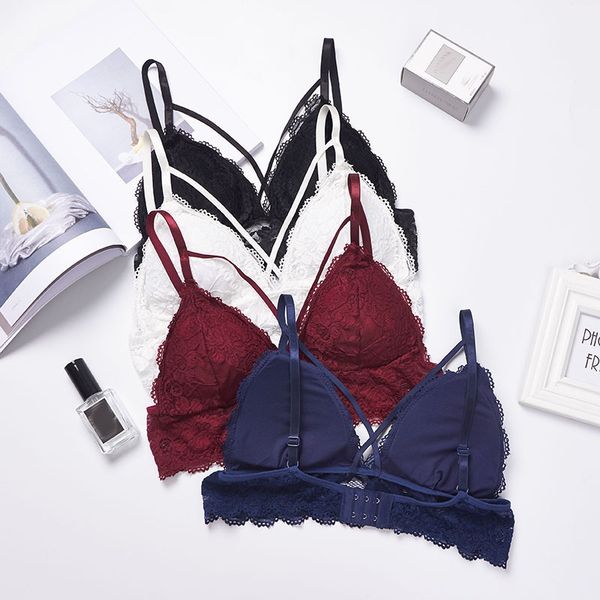 женщины bralette бесшовные кружева женщин девушки проложенный провод свободный бюстгальтер беспроводной тонкий нижнее белье сексуальное бель, Red;black
женщины bralette бесшовные кружева женщин девушки проложенный провод свободный бюстгальтер беспроводной тонкий нижнее белье сексуальное бель, Red;black