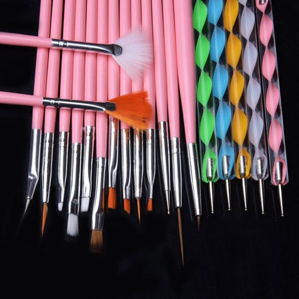 nail art tools 20pcs polish drawing brushes marbleizing desires dotting tools patinting pens for nail design manicure sets d1
nail art tools 20pcs polish drawing brushes marbleizing desires dotting tools patinting pens for nail design manicure sets d1