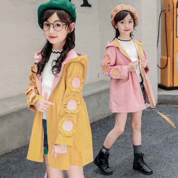 girls fashion flowers spliced trench coat spring fall children cute applique hooded jacket kids students casual windbreaker p121, Blue;gray
girls fashion flowers spliced trench coat spring fall children cute applique hooded jacket kids students casual windbreaker p121, Blue;gray