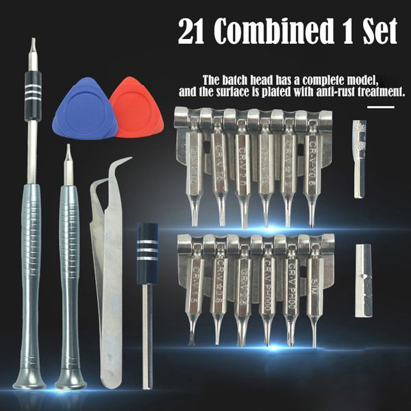 21 combine 1 set precision small screwdriver kit phone repair open tools multi-purpose home screw driver tools set
21 combine 1 set precision small screwdriver kit phone repair open tools multi-purpose home screw driver tools set