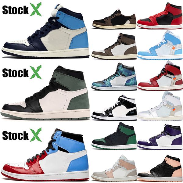 stock x new obsidian unc clay green jumpman 1s og women mens basketball shoes trainers fearless cactus jack low sneakers 36-46, White;red
stock x new obsidian unc clay green jumpman 1s og women mens basketball shoes trainers fearless cactus jack low sneakers 36-46, White;red