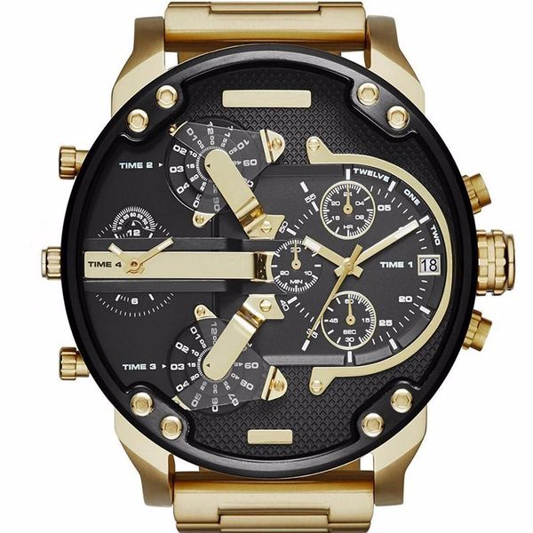 men luxury brand sports quartz watch dual timezone military troops motion double display fine steel watch band large dial watch ly191226, Slivery;brown
men luxury brand sports quartz watch dual timezone military troops motion double display fine steel watch band large dial watch ly191226, Slivery;brown