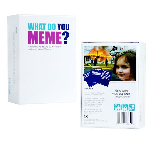 2020 what do you meme in stock a millennial card game for millennials and their millennial friends dhl
2020 what do you meme in stock a millennial card game for millennials and their millennial friends dhl