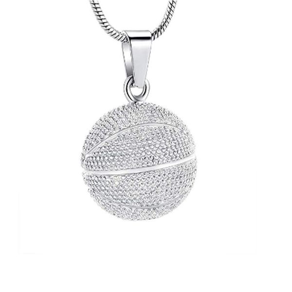 stainless steel sport keepsake pendant ashes holder urn necklace basketball cremation jewelry for child /men, Silver
stainless steel sport keepsake pendant ashes holder urn necklace basketball cremation jewelry for child /men, Silver