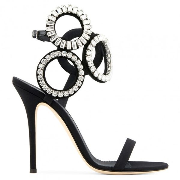 ollymurs 2020 new fashion women's shoes sandals rhinestone satin, Black 
ollymurs 2020 new fashion women's shoes sandals rhinestone satin, Black