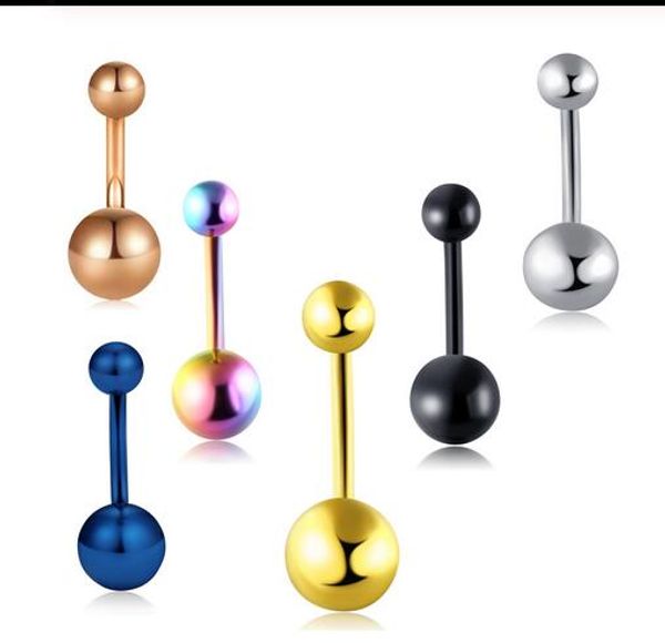 mix 6 colors belly button rings surgical steel 14g navel ring screw women piercing barbell body jewelry 100pcs, Silver
mix 6 colors belly button rings surgical steel 14g navel ring screw women piercing barbell body jewelry 100pcs, Silver