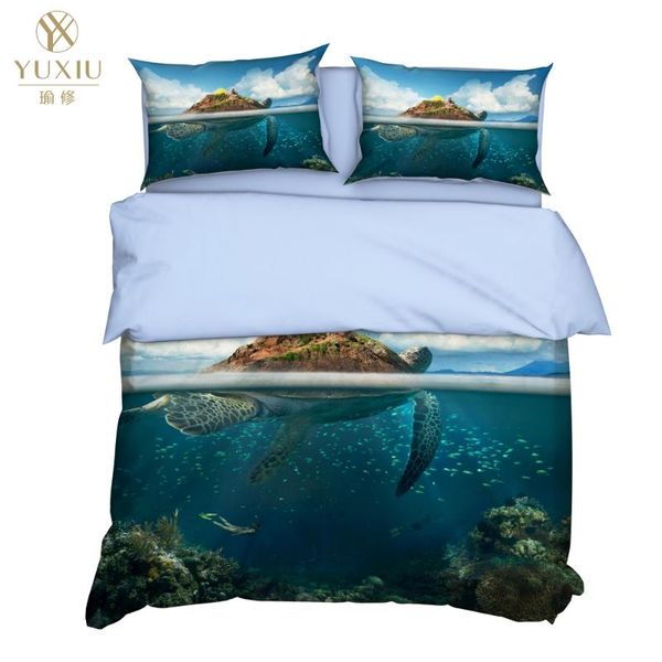 yuxiu luxury 3d bedding set blue sea turtle duvet cover 3pcs sets bed linen quilts covers designer king full twin double
yuxiu luxury 3d bedding set blue sea turtle duvet cover 3pcs sets bed linen quilts covers designer king full twin double