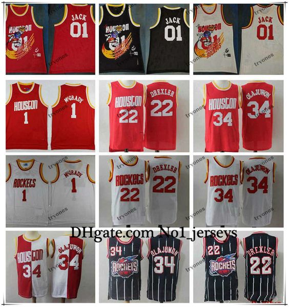 new mens 01 jack houston rockets nba cactus jack vintage tracy mcgrady 1 clyde drexler 22 hakeem olajuwon basketball jerseys, Black;red
new mens 01 jack houston rockets nba cactus jack vintage tracy mcgrady 1 clyde drexler 22 hakeem olajuwon basketball jerseys, Black;red