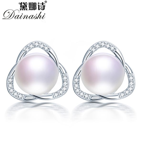 dainashi 100% genuine natural freshwater pearl stud earrings fashion 925 sterling silver cross zircon earrings for women, Golden;silver
dainashi 100% genuine natural freshwater pearl stud earrings fashion 925 sterling silver cross zircon earrings for women, Golden;silver