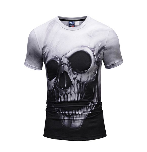 3d digital print mens designer tshirts fashion skull print mens short sleeve tees casual males clothing, White;black
3d digital print mens designer tshirts fashion skull print mens short sleeve tees casual males clothing, White;black