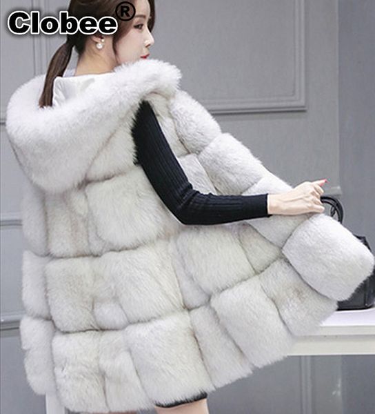 2019 autumn winter warm medium long women hooded faux fur vests artificial fur vest plus size 4xl 5xl waistcoat w766, Black
2019 autumn winter warm medium long women hooded faux fur vests artificial fur vest plus size 4xl 5xl waistcoat w766, Black
