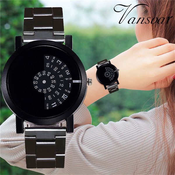 vansvar watch for women stylish casual quartz stainless steel band new woman watch analog wrist watches dames horloge 2019, Slivery;brown
vansvar watch for women stylish casual quartz stainless steel band new woman watch analog wrist watches dames horloge 2019, Slivery;brown