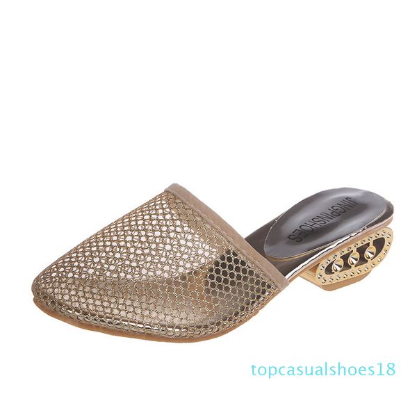 2020 rhinestone ladies mules women bling sandals hollow out heels black women's mesh sandals gold wedge sandals plus size43 t18
2020 rhinestone ladies mules women bling sandals hollow out heels black women's mesh sandals gold wedge sandals plus size43 t18