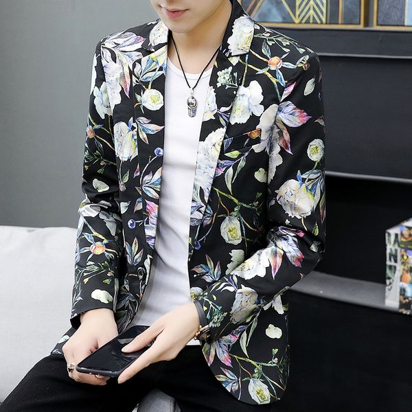 big size spring blazer hombre men flowers blazer club slim fit masculino americana hombre mens prom blazers for men stage, White;black
big size spring blazer hombre men flowers blazer club slim fit masculino americana hombre mens prom blazers for men stage, White;black