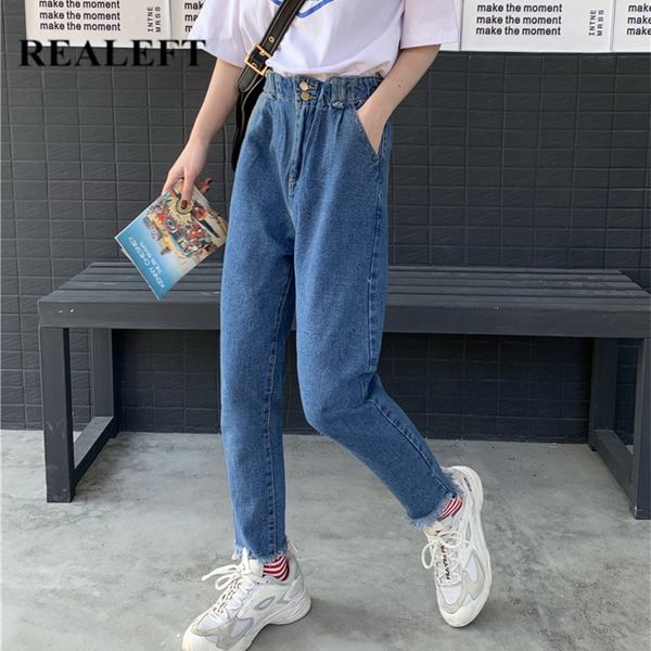 women's jeans realeft 2021 spring fashion harem pants vintage elastic high waist ankle-length cowboy denim, Blue
women's jeans realeft 2021 spring fashion harem pants vintage elastic high waist ankle-length cowboy denim, Blue