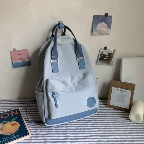 fresh women school backpack for teenage girl blue nylon back pack school backbag student college style portable design
fresh women school backpack for teenage girl blue nylon back pack school backbag student college style portable design
