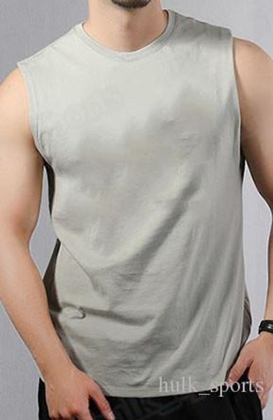 775595 summer sleeveless sports and fitness vests men loose t shirt cotton running vest trend clothing bottom outsidse wear comfortable 50, Black;red
775595 summer sleeveless sports and fitness vests men loose t shirt cotton running vest trend clothing bottom outsidse wear comfortable 50, Black;red