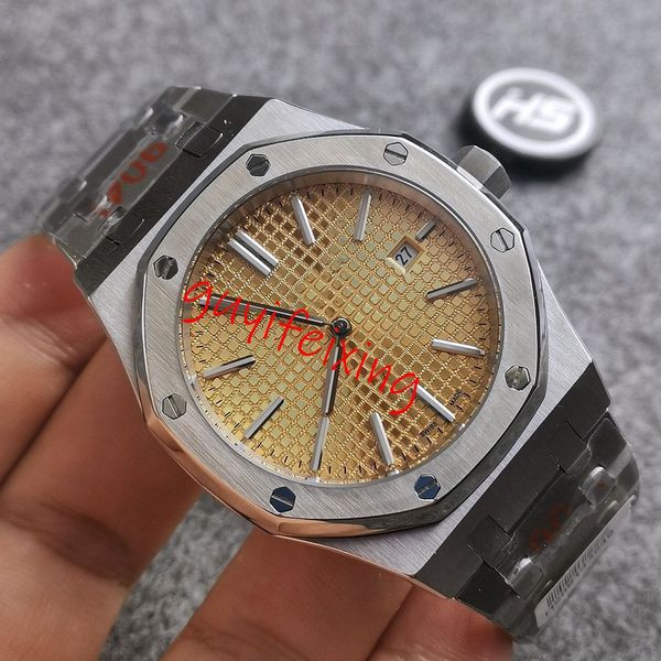 5 styles mens luxury watch royal oak 15400 15400st 15407st 15202 mechanical automatic movement waterproof 50m stainless steel wristwatch, Slivery;brown
5 styles mens luxury watch royal oak 15400 15400st 15407st 15202 mechanical automatic movement waterproof 50m stainless steel wristwatch, Slivery;brown