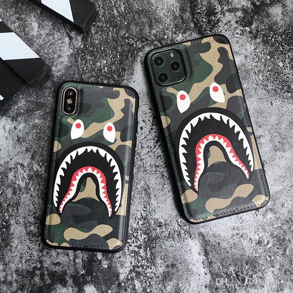 shark mouth camouflage leather case soft phone case for iphone 11 pro xr xs max luxury fashion classic case for iphone 7 8 plus cover
shark mouth camouflage leather case soft phone case for iphone 11 pro xr xs max luxury fashion classic case for iphone 7 8 plus cover
