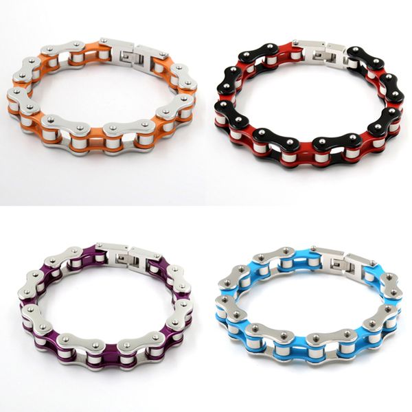 cool men biker bicycle motorcycle chain men's bracelets china bangles fashion black gold color stainless steel jewelry bracelet
cool men biker bicycle motorcycle chain men's bracelets china bangles fashion black gold color stainless steel jewelry bracelet