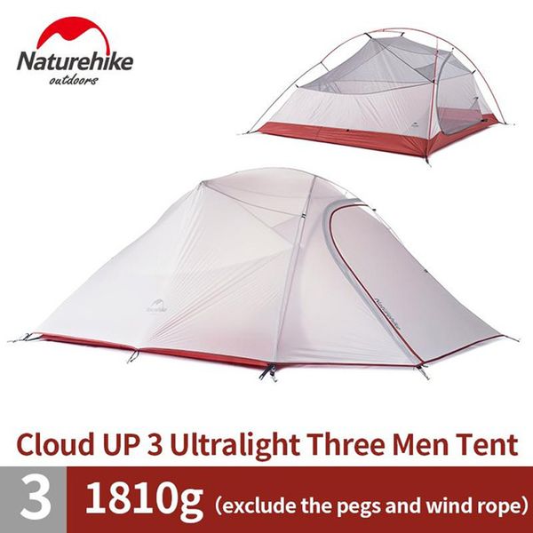 naturehike 3 person camping tent with mat ultralight 4person 20d silicone fabric double layers aluminum rod outdoor tent
naturehike 3 person camping tent with mat ultralight 4person 20d silicone fabric double layers aluminum rod outdoor tent