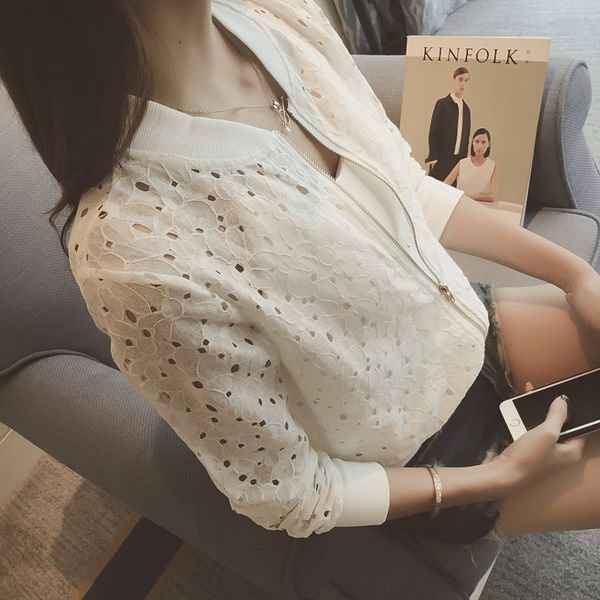женская мода полые кружева бейсбол куртки пальто outwear black white lace бейсбола пальто, Black;brown
женская мода полые кружева бейсбол куртки пальто outwear black white lace бейсбола пальто, Black;brown