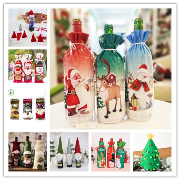 1pc cartoon christmas decorations for family santa claus wine bottle cover snowman stocking gift holder decoration new year
1pc cartoon christmas decorations for family santa claus wine bottle cover snowman stocking gift holder decoration new year