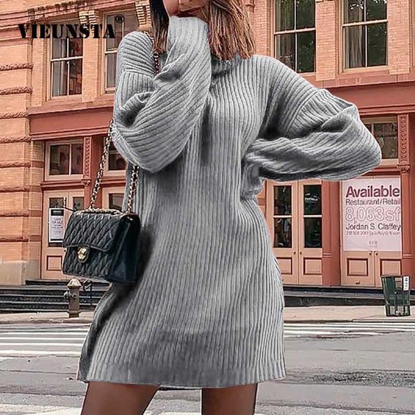vieunsta 2xl autumn winter rib knit warm sweater dress women turtleneck long sleeve party dress pullover mini vestido, Black;gray
vieunsta 2xl autumn winter rib knit warm sweater dress women turtleneck long sleeve party dress pullover mini vestido, Black;gray
