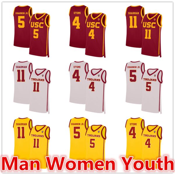 customize ncaa usc trojans basketball jerseys bill sharman 11 charles o'bannon jr. 5 daniel utomi 4 jersey any name number size s-5xl, Black
customize ncaa usc trojans basketball jerseys bill sharman 11 charles o'bannon jr. 5 daniel utomi 4 jersey any name number size s-5xl, Black