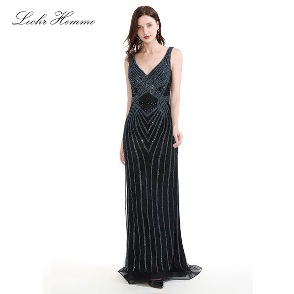 2020 simple line sequin evening dress deep v backless design and ground tulle double black long skirt fashion clothing, White;black
2020 simple line sequin evening dress deep v backless design and ground tulle double black long skirt fashion clothing, White;black
