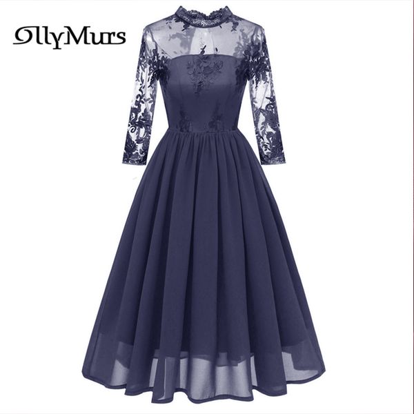 party dresses lace chiffon prom dress lr875 2021 embroidery plus size navy blue vestidos de fiesta a line women gowns, White;black
party dresses lace chiffon prom dress lr875 2021 embroidery plus size navy blue vestidos de fiesta a line women gowns, White;black