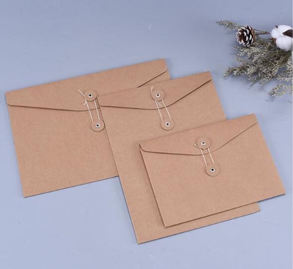 brown kraft paper a5/a4 document holder file storage bag pocket envelope blank with storage string lock office supply pouch
brown kraft paper a5/a4 document holder file storage bag pocket envelope blank with storage string lock office supply pouch