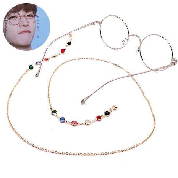 fashion colorful glass crystal sunglasses chain holder neck strap coonector chains gold silver metal reading glasses chain rope, Blue;slivery
fashion colorful glass crystal sunglasses chain holder neck strap coonector chains gold silver metal reading glasses chain rope, Blue;slivery