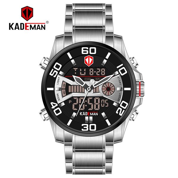 kademan men sport watch quartz digital mens watches waterproof army wristwatch relogio masculino, Slivery;brown
kademan men sport watch quartz digital mens watches waterproof army wristwatch relogio masculino, Slivery;brown