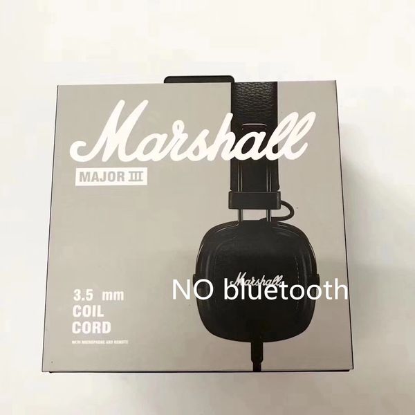 marshall major iii 3.0 2.0 bluetooth wireless headphones deep bass noise isolating headset wireless major 3 hi-fi