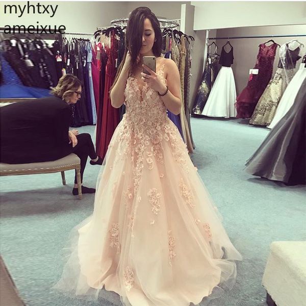 2019 new plus size fairy long prom dresses deep custom v-neck 3d lace appliques sweet 16 party dress coral color gowns, White;black
2019 new plus size fairy long prom dresses deep custom v-neck 3d lace appliques sweet 16 party dress coral color gowns, White;black