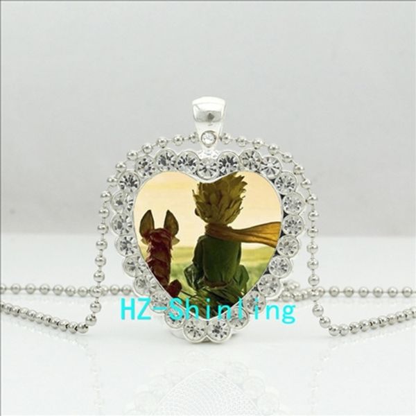hzshinling new the little crystal canime necklace little heart pendant jewelry glass cabochon crystal necklace hz6, Silver
hzshinling new the little crystal canime necklace little heart pendant jewelry glass cabochon crystal necklace hz6, Silver
