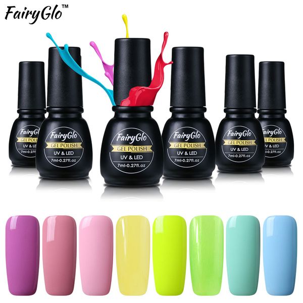 fairyglo 7ml light series nail polish soak off uv gelpolish semi permanent nail art vernis a ongle hybrid varnish paint gellak
fairyglo 7ml light series nail polish soak off uv gelpolish semi permanent nail art vernis a ongle hybrid varnish paint gellak