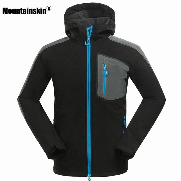 mountainskin 2018 men's winter softshell fleece jackets outdoor sport thick coats trekking camping skiing male windbreaker va161, Blue;black
mountainskin 2018 men's winter softshell fleece jackets outdoor sport thick coats trekking camping skiing male windbreaker va161, Blue;black