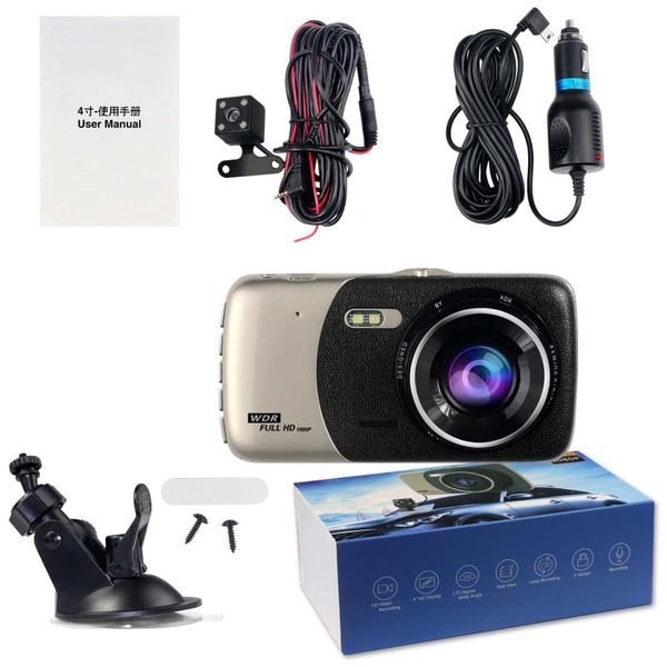 auto dual lens car dvr dash cam 4 inch video parking recorder camera rearview screen mirror motion detection car full hd 1080p
auto dual lens car dvr dash cam 4 inch video parking recorder camera rearview screen mirror motion detection car full hd 1080p