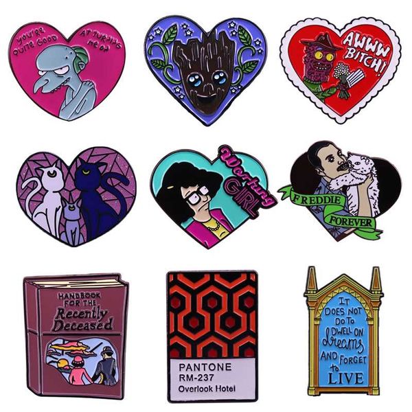 k1947 1 pcs anime pins enamel brooches for women men lapel pin cartoon metal badge collar jewelry gifts, Gray
k1947 1 pcs anime pins enamel brooches for women men lapel pin cartoon metal badge collar jewelry gifts, Gray